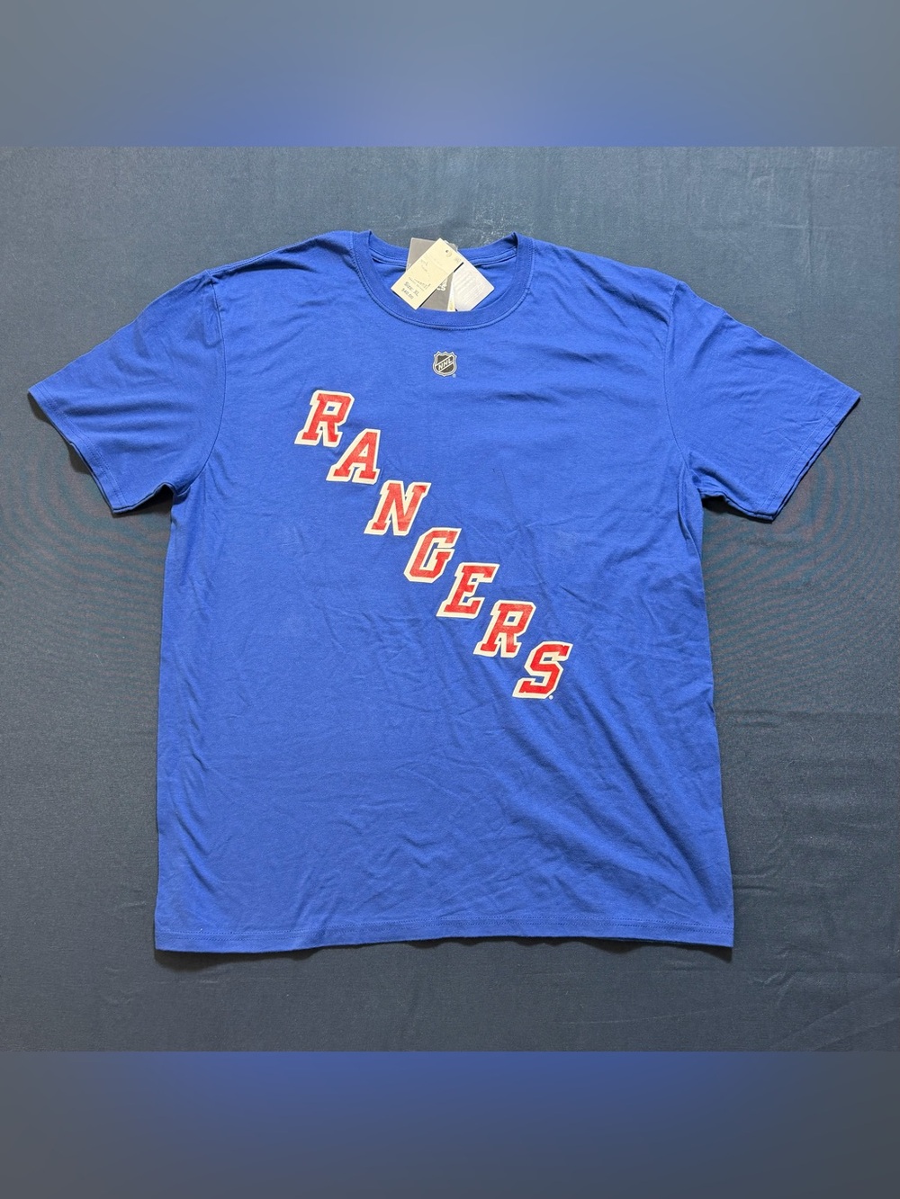 100% Cotton XL NWT Fanatics New York Rangers Mika Zibanejad 93 T-Shirt